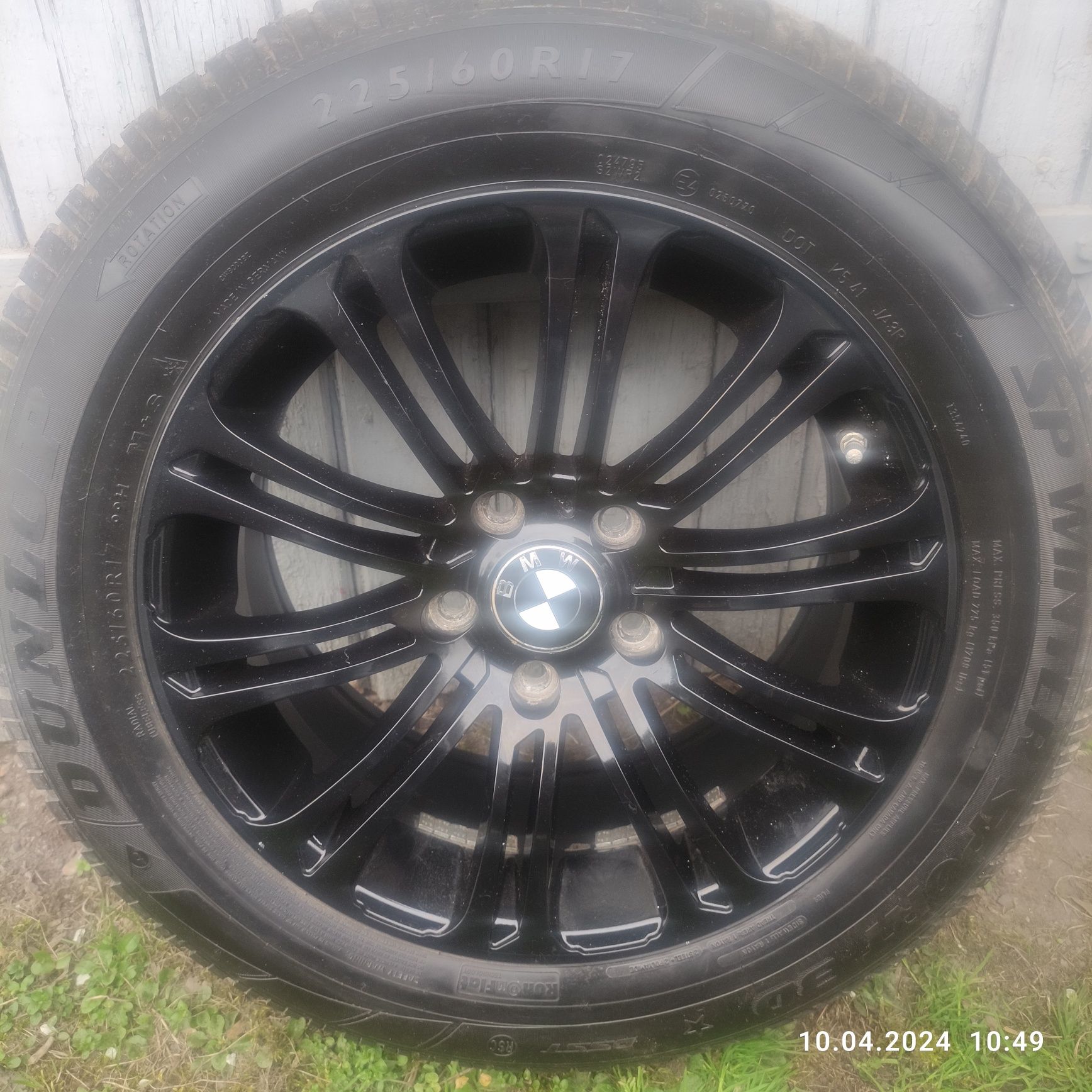 Felgi czarne 17 do BMW 5x120