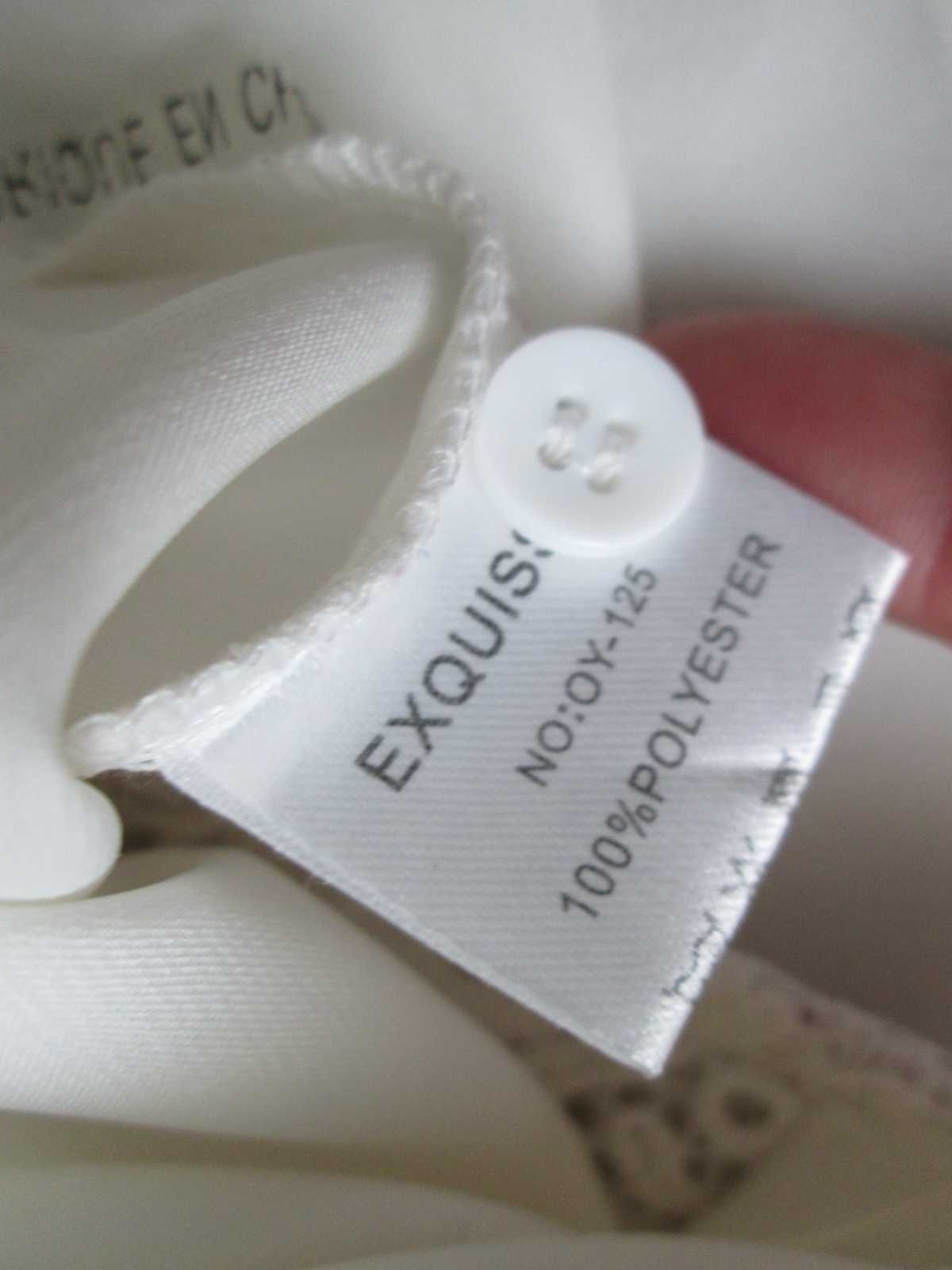 Exquiss's biała ecry bluzka koszula vintage M L 38 40