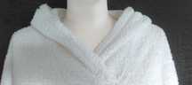 Ręcznik biały Bluza frotte KAPTUR r. 36-38 Unisex