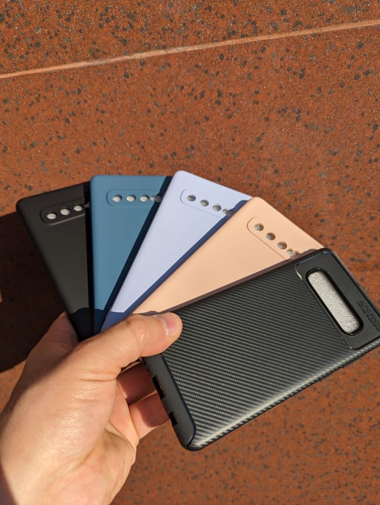 Противоударный чехол SAMSUNG S10 + Plus с кольцом чохол