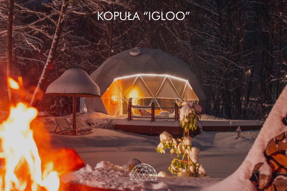 Domek na wynajem Glamping Igloo Majówka Na Weekend Sauna