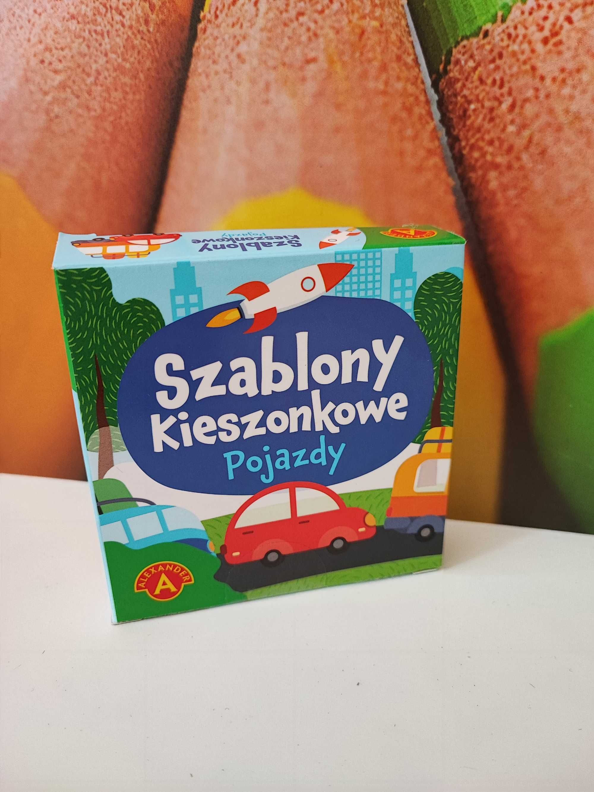 Szablony kieszonkowe Pojazdy kreatywna zabawa w podróży i domu