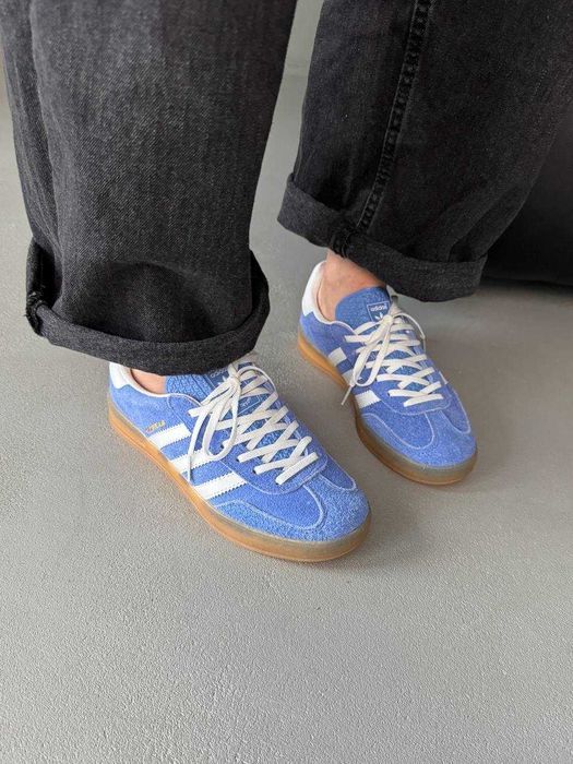 Кросівки Adidas Gazelle blue premium