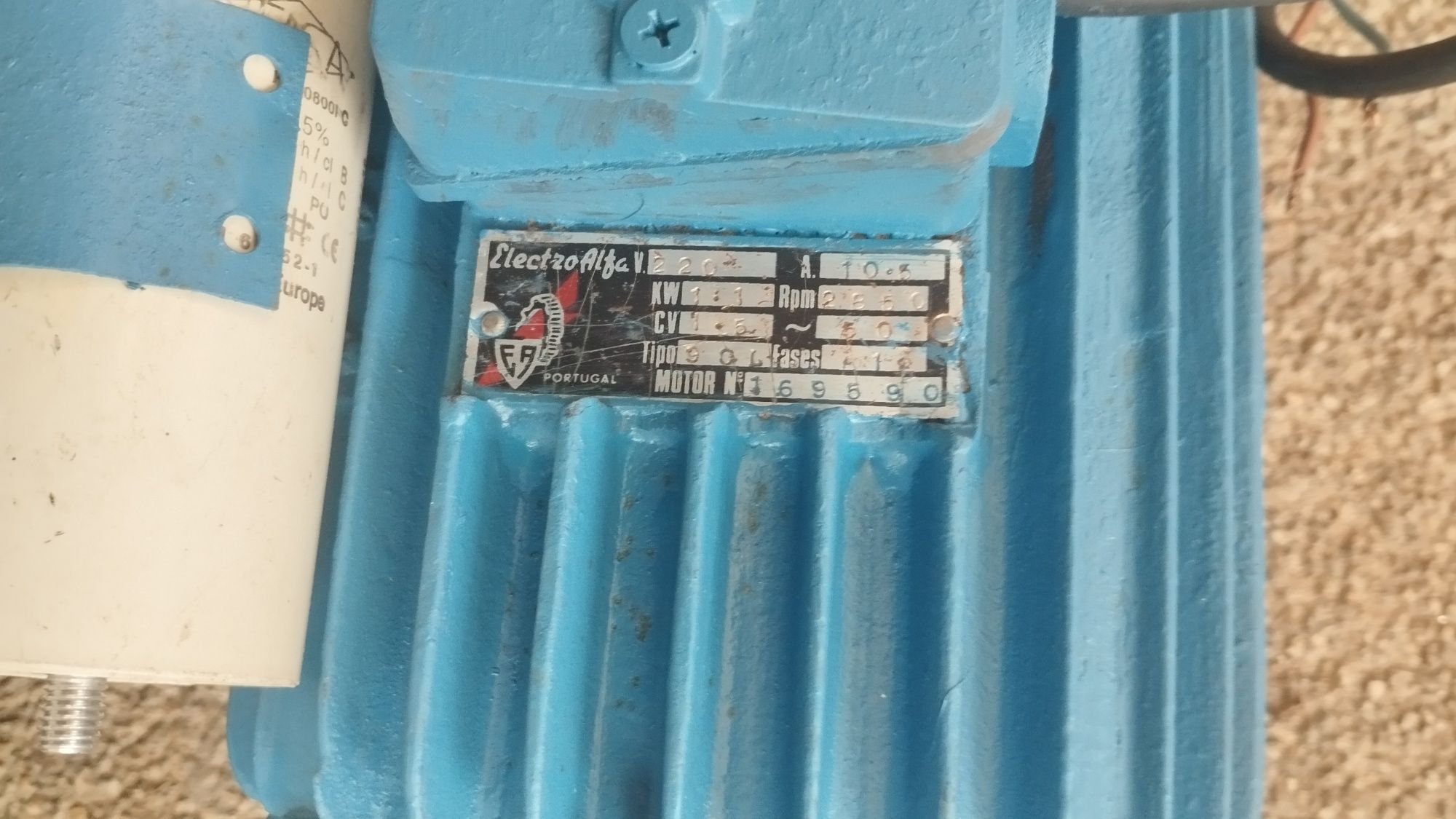 Motor monofásico 1.5CV