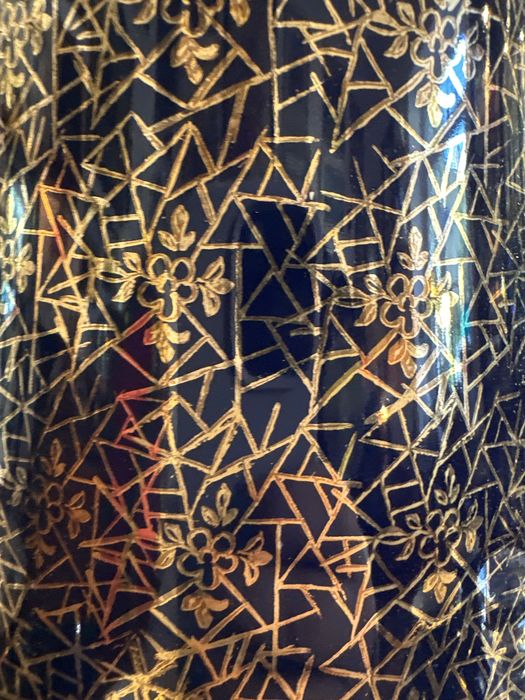 Pruszkow kobalt wazon gigant