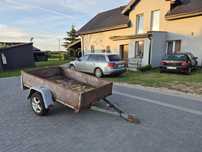 Przyczepka samochodowa lekka Brenderup 2x1.3 z dokumentami
