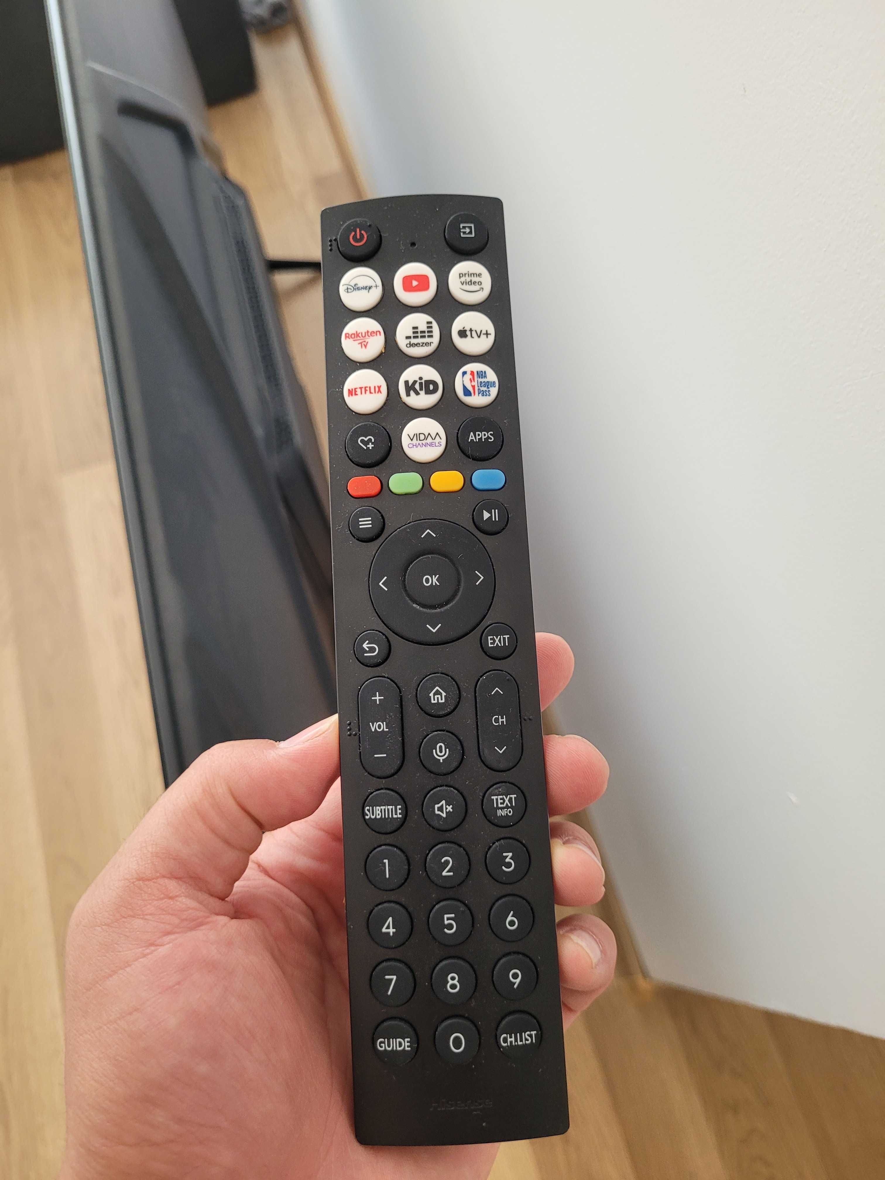 Telewizor Hisense 55E7NQ, uszkodzona matryca