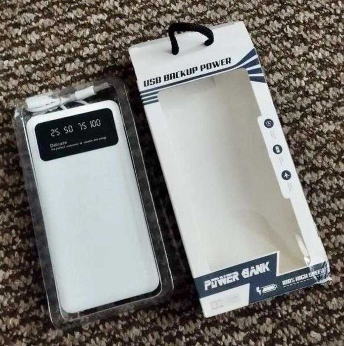 Павербанк 10000mah з ліхтариком