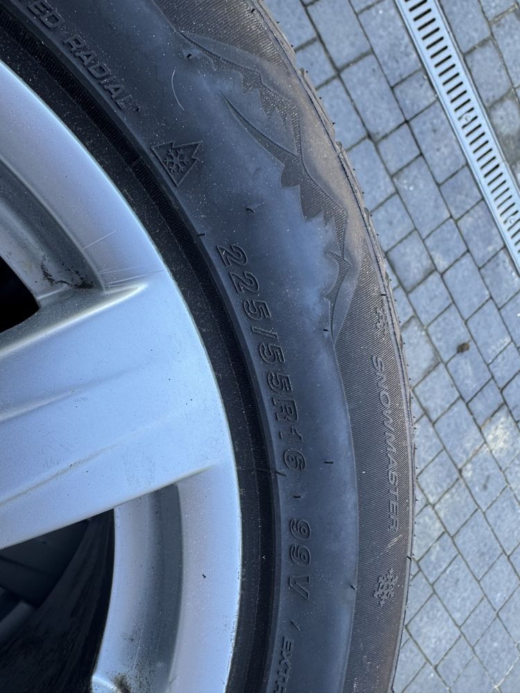 Koła felgi  audi 16 cali a4 b8 opona zimowa 2023 r!!
