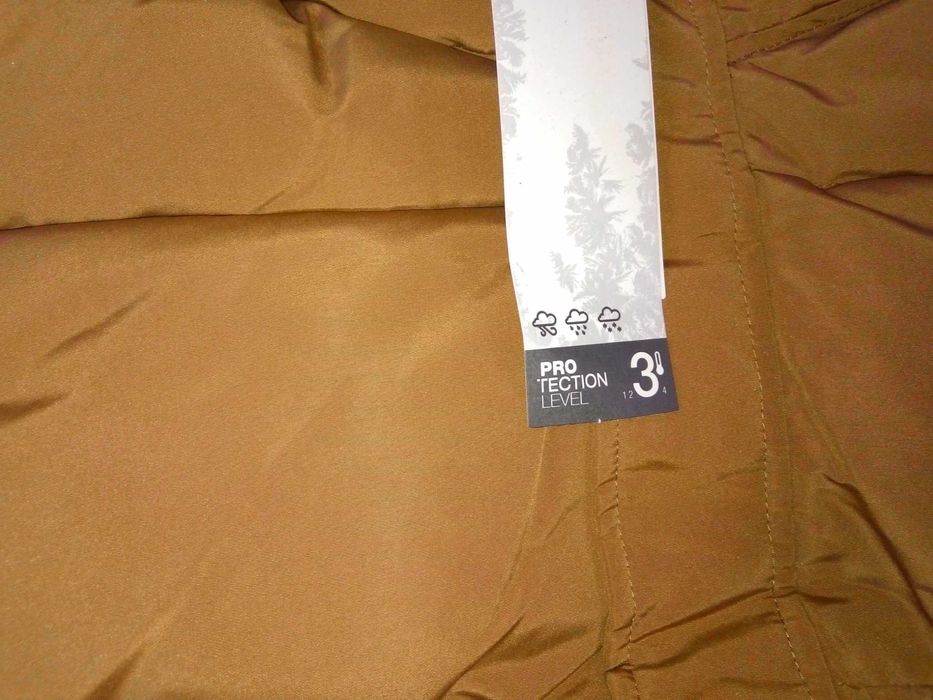 Pikowana kamizelka męska Cropp musztardowy brązowy ciepły rozmiar L