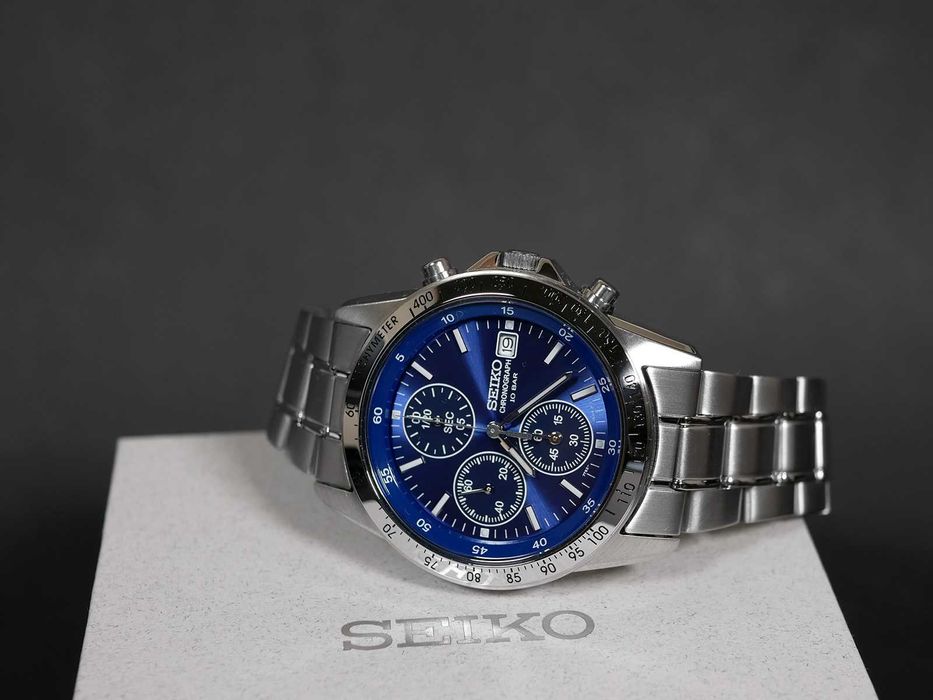 Seiko SBTQ071 Blue Spirit з хронографом Ø40 мм