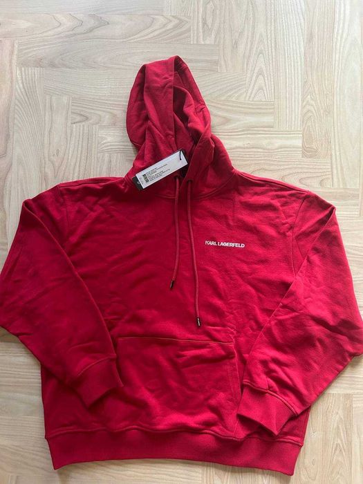 Чоловіче червоне худі Karl Lagerfeld