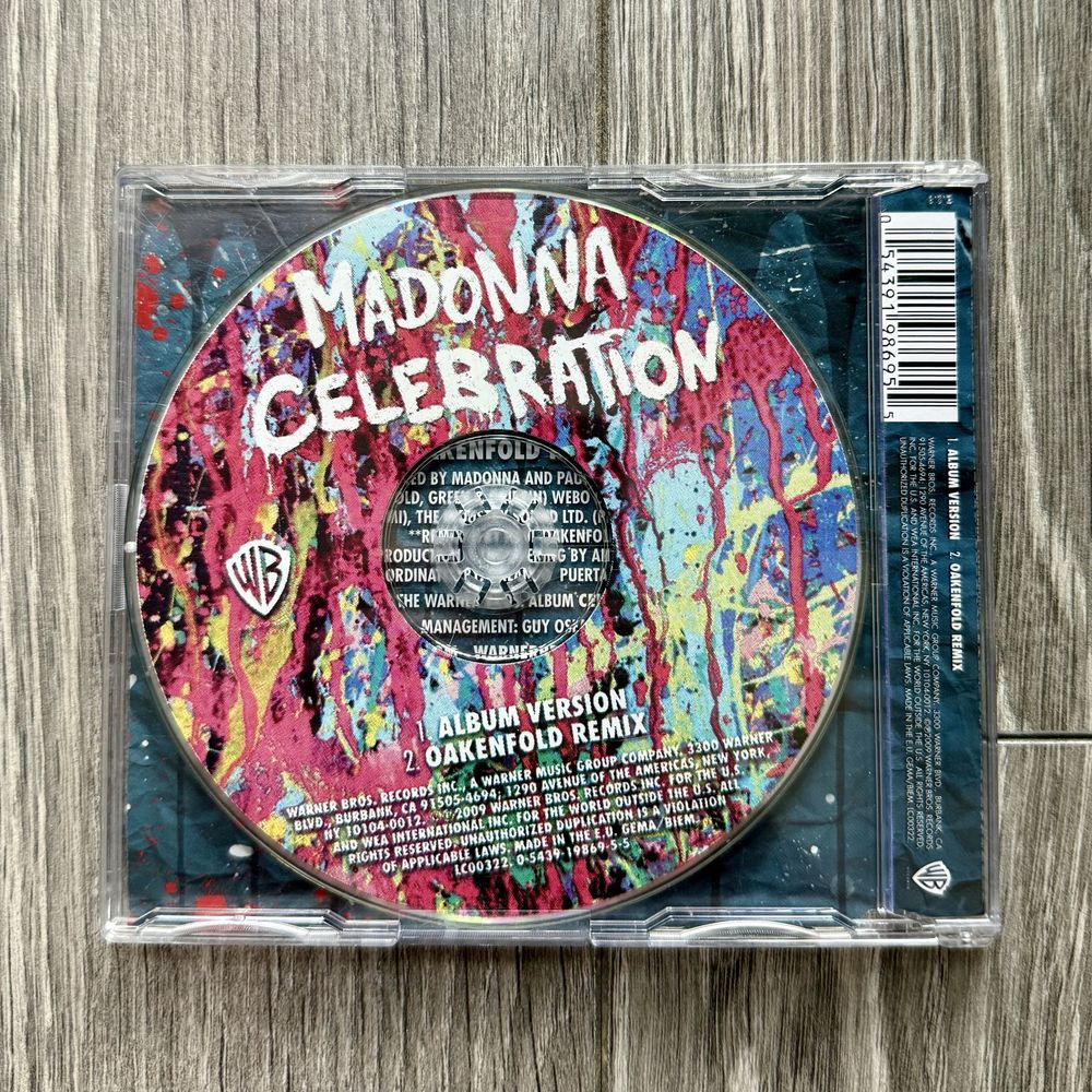 Madonna - Celebration CD (2009, 2tr.)