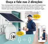 camera solar wifi rotativa HD 1080p speed dome wi-fi camara sem fios