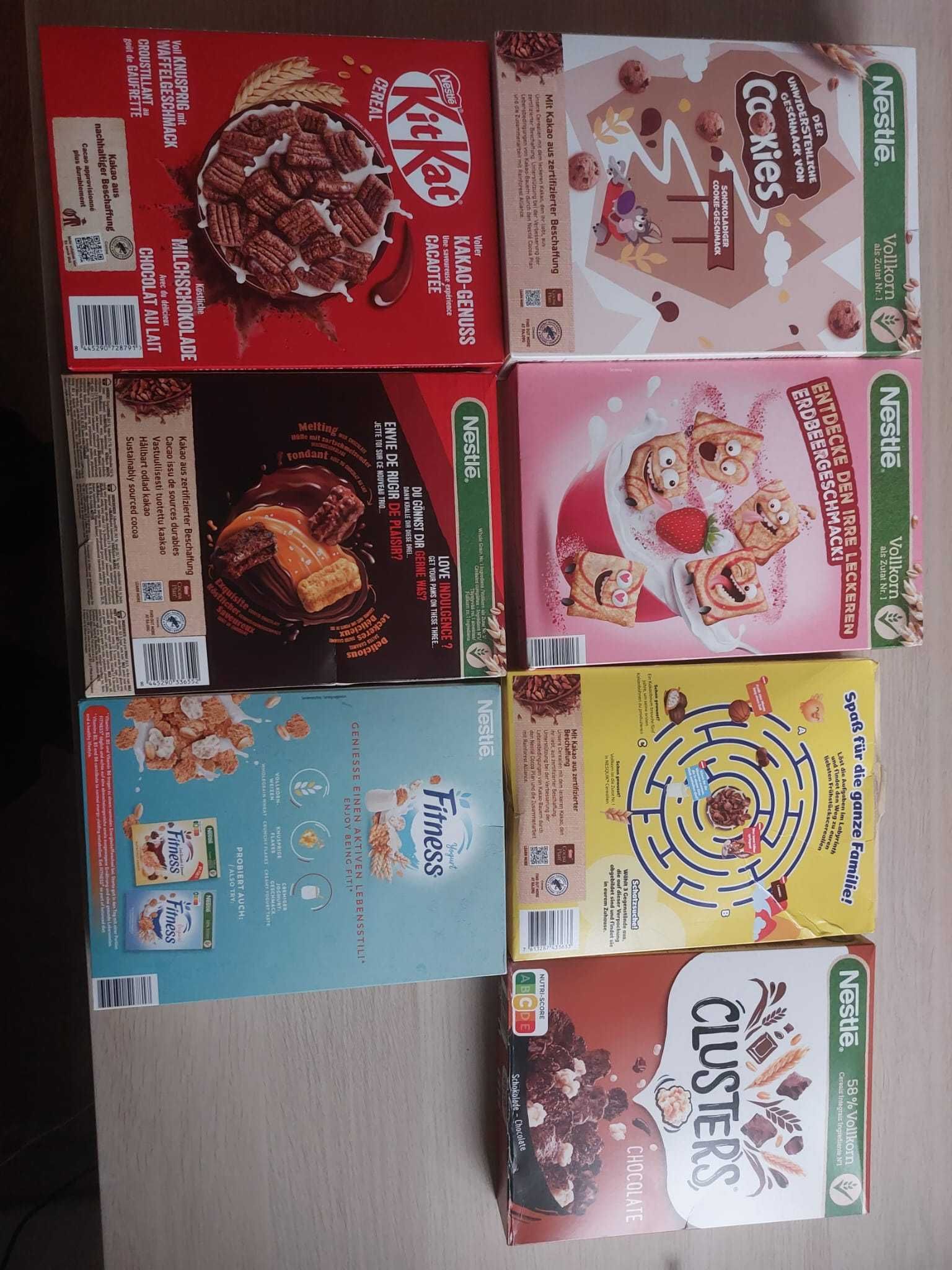 płatki śniadaniowe nestle niemieckie kit kat lion nesquik 375g