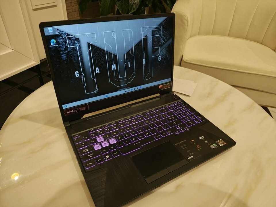 GAMINGOWY Laptop ASUS TUF 15.6"144Hz,RYZEN7 16x4.40Ghz16GB,RTX3060-6GB