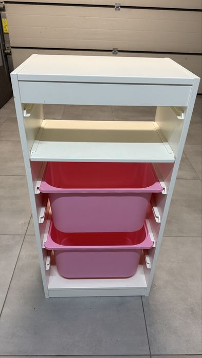 Ikea Trofast regał z pojemnikami i pułką