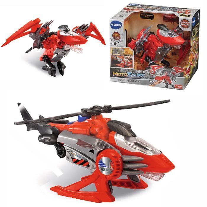 zabawka interaktywna motozaury pteranodon kyrion 2w1 helikopter vtech