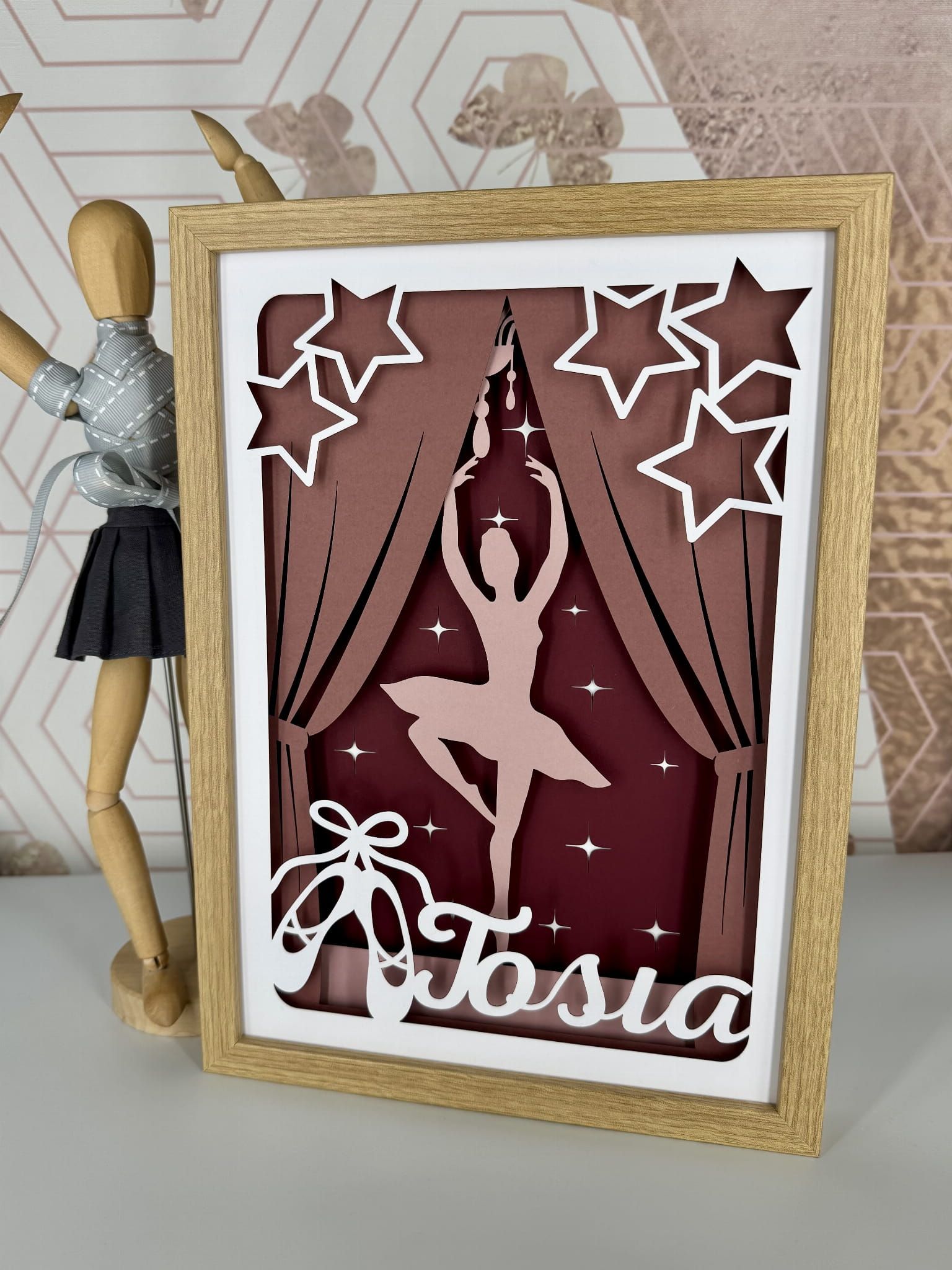 Ramka 3D Shadow Box Baletnica