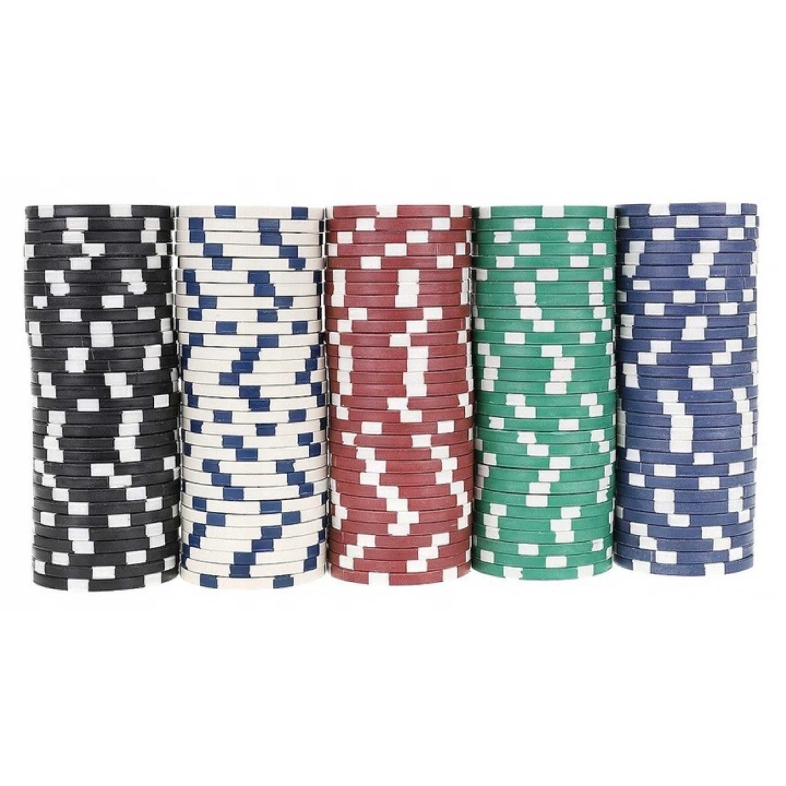 Zestaw do Pokera Żetony 300 Żetonów Texas Poker Karty + Walizka
