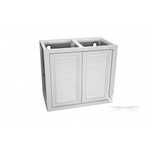 Szafka VIV aluminiowa L90xW50xH80 WHITE Blinds style.