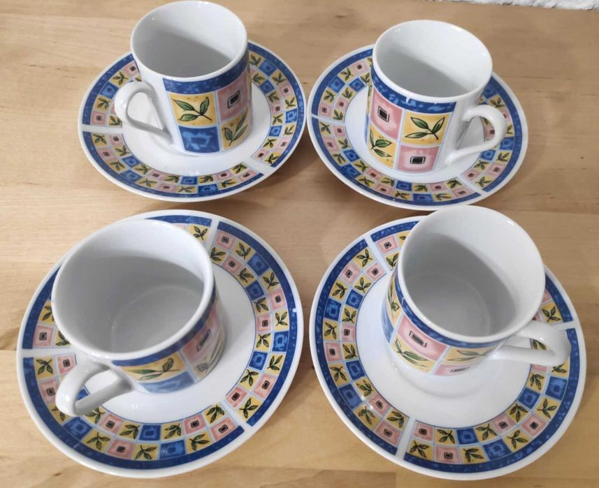 Conjunto 4 pires*4chavenas - café