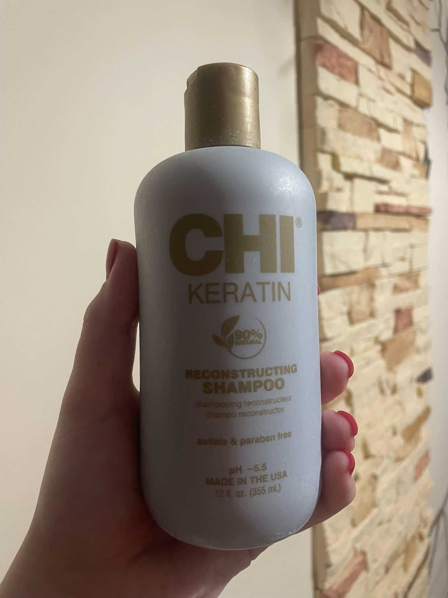 CHI Keratin recontrusting shampoo odbudowujący szampon do włosów