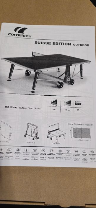 Stół do tenisa stołowego zewnetrzny Outdoor