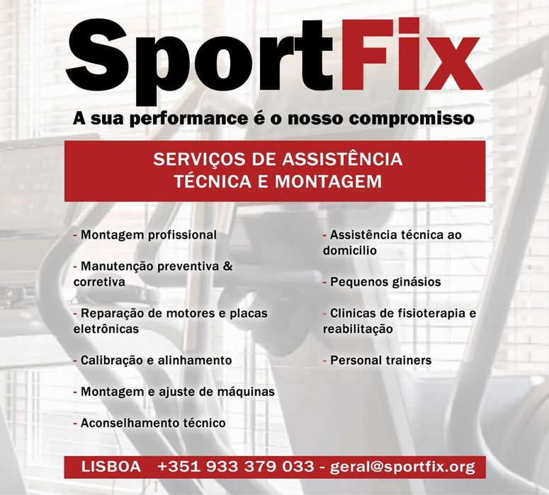 Assistência Técnica e Montagem de Equipamentos de Fitness - SportFix