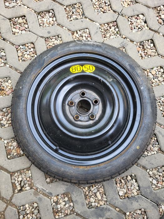 Koło zapasowe 5x100 r16 Yaris Avensis Auris Prius 125/80 r16 dojazdowe