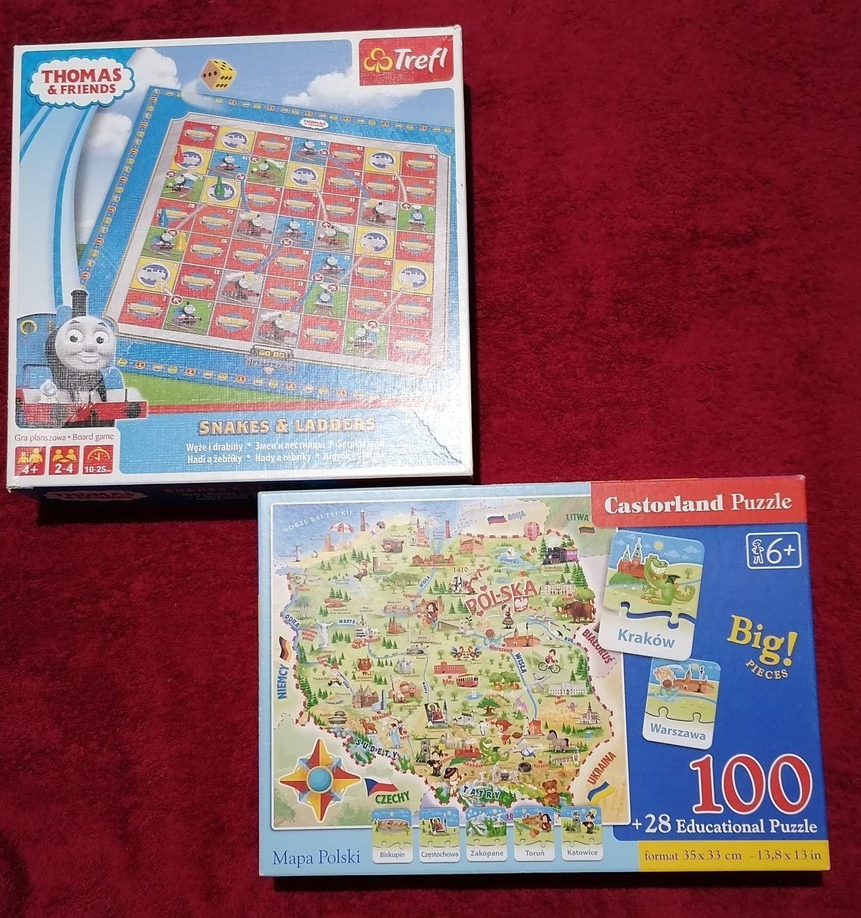 Puzzle 6+ i gra Tomek i Przyjaciele