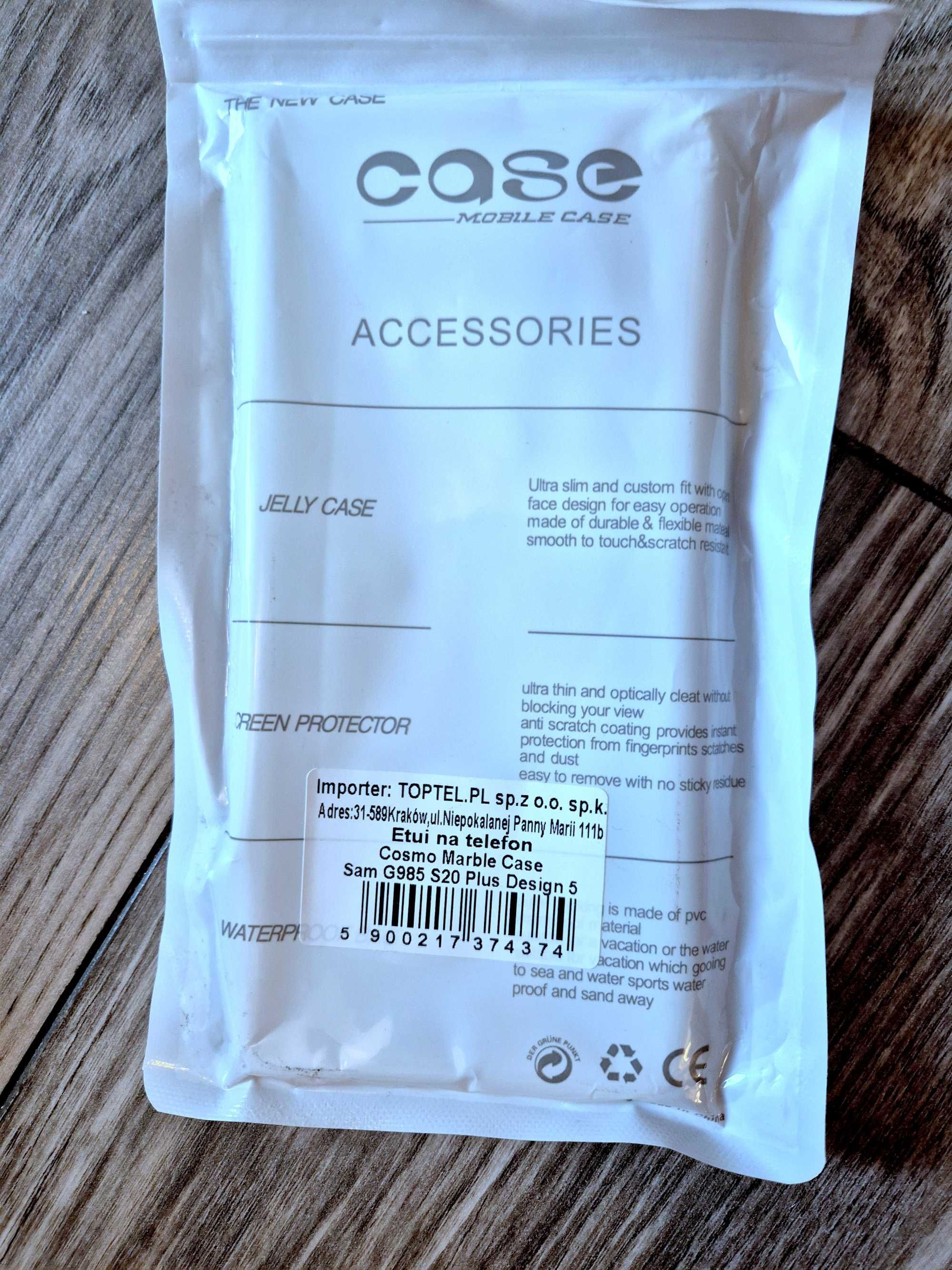 Etui Plecki Cosmo Marble Case do Samsung Galaxy S20 Plus NOWE