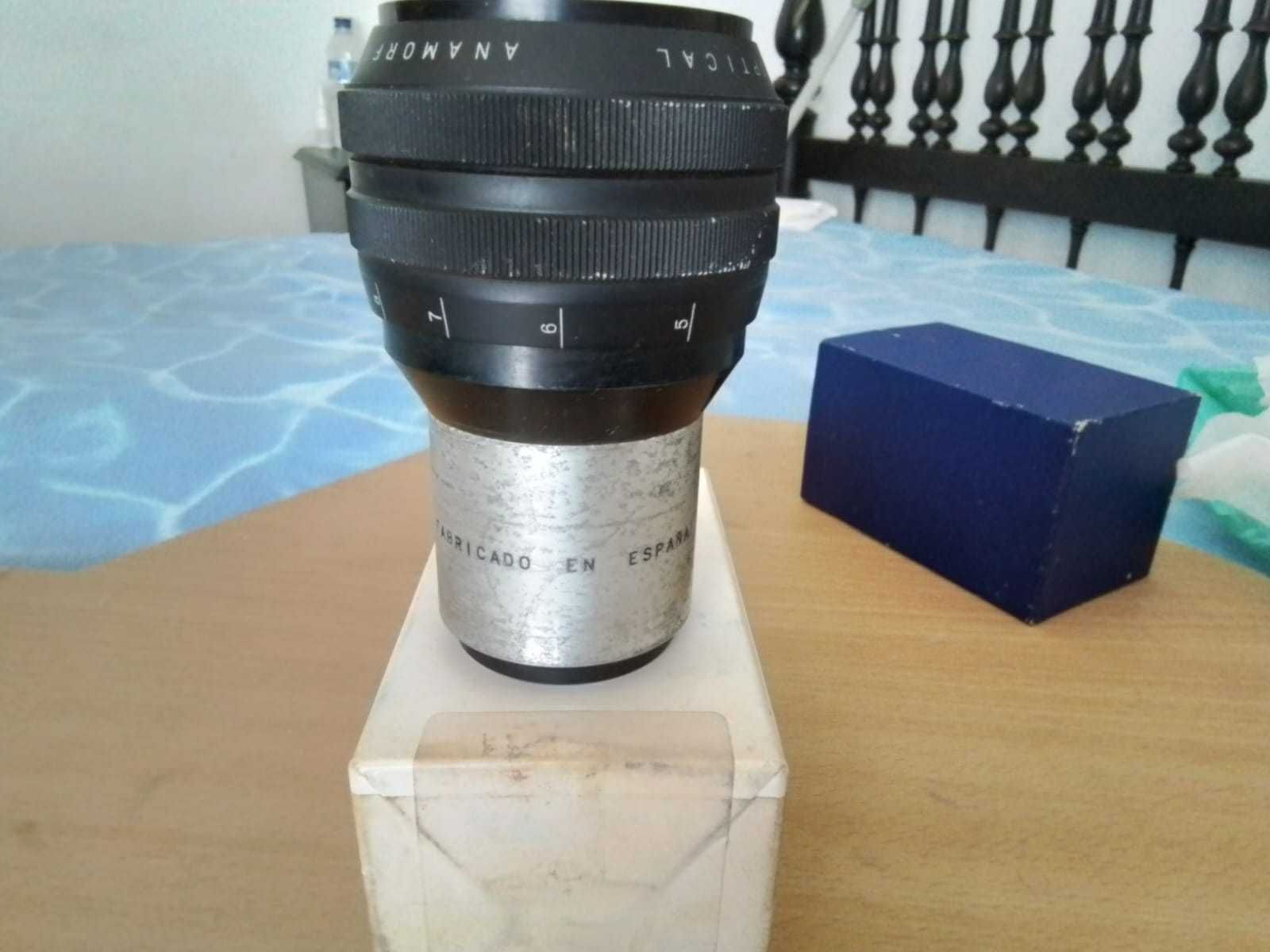 várias objetivas
