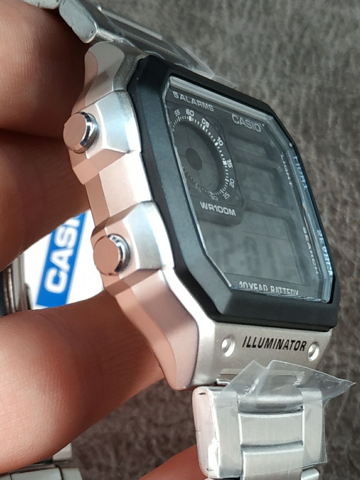 Часы мужские Casio AE-1200WHD-1 WR 100M/10Bar Оригинал Гарантия Касио