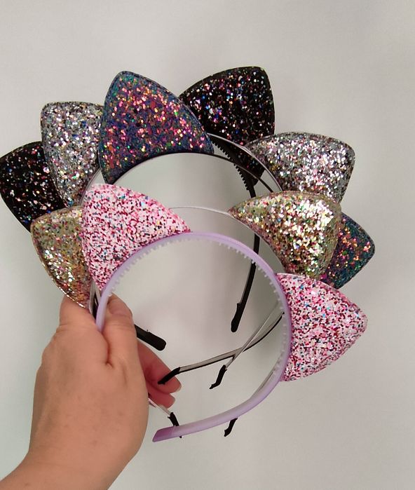 Обруч вушка котика ободок ушки кошки, белочки,лисички,мышки,зайчика