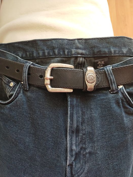 Pas skórzany. Marka HOHFELD-oryginał.