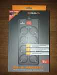 Сетевой фильтр REAL-EL RS-8 Protect 5м Black