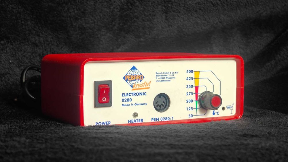 Wypalarka Pirograf Lutownica Pebaro Electronic 0280 - ZESTAW