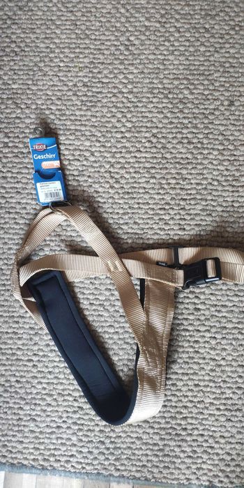 Trixie uprząż, szelki Premium Comfort dla psa rozmiar L-XL beżowe