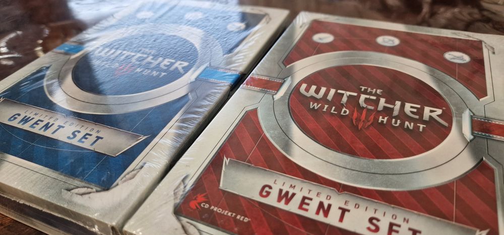 Wiedzmin witcher Karty Gwint. Serca z Kamienia Krew i wino.  Limitowan