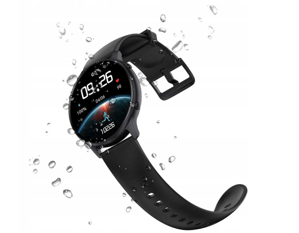 NOWY Smartwatch PREZENT na święta męski Smart Watch czarny WODOODPORNY