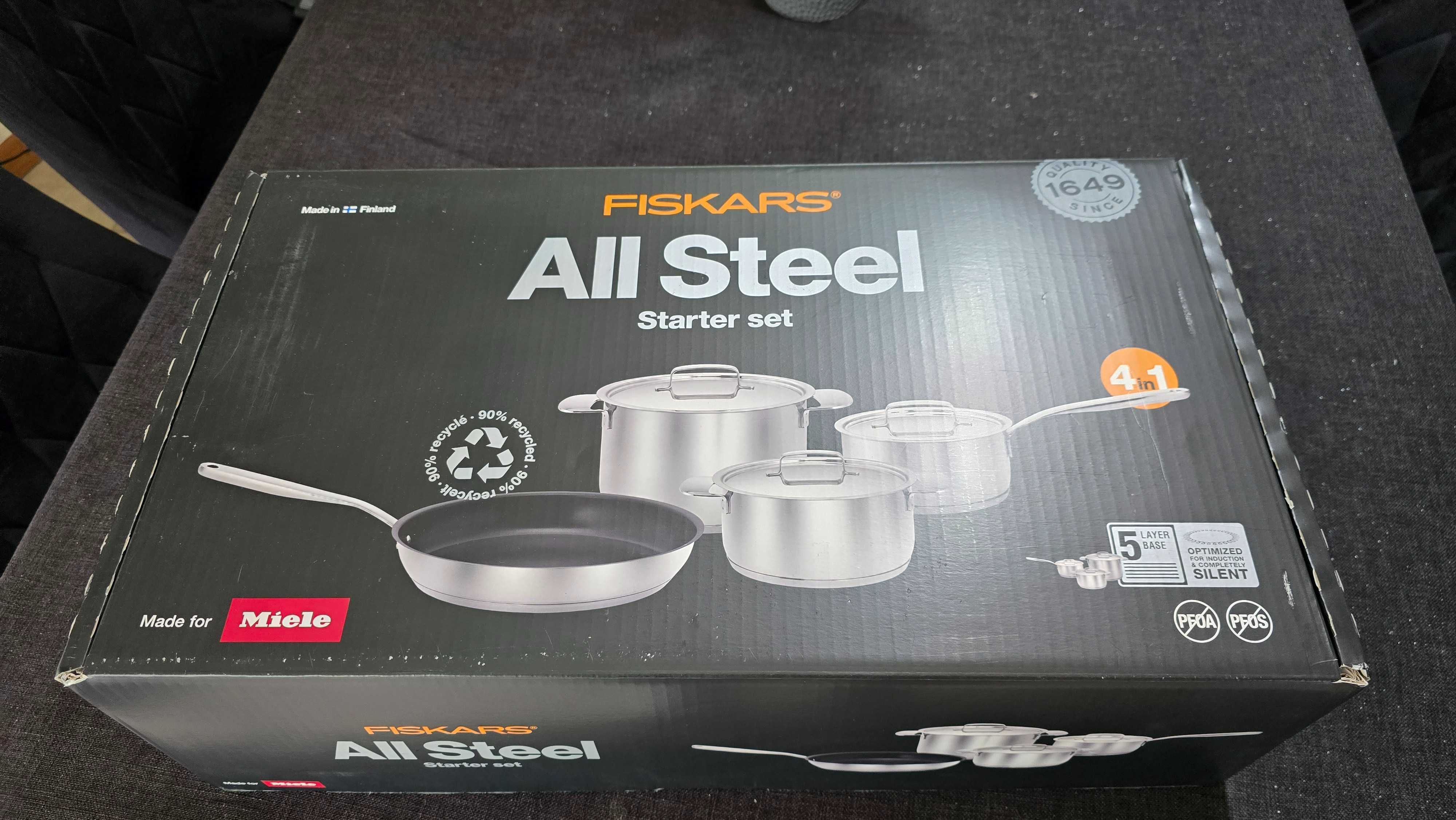 Fiskars All Steel KMTS 5704-2 Indukcja Stal nierdzewna 7 el.