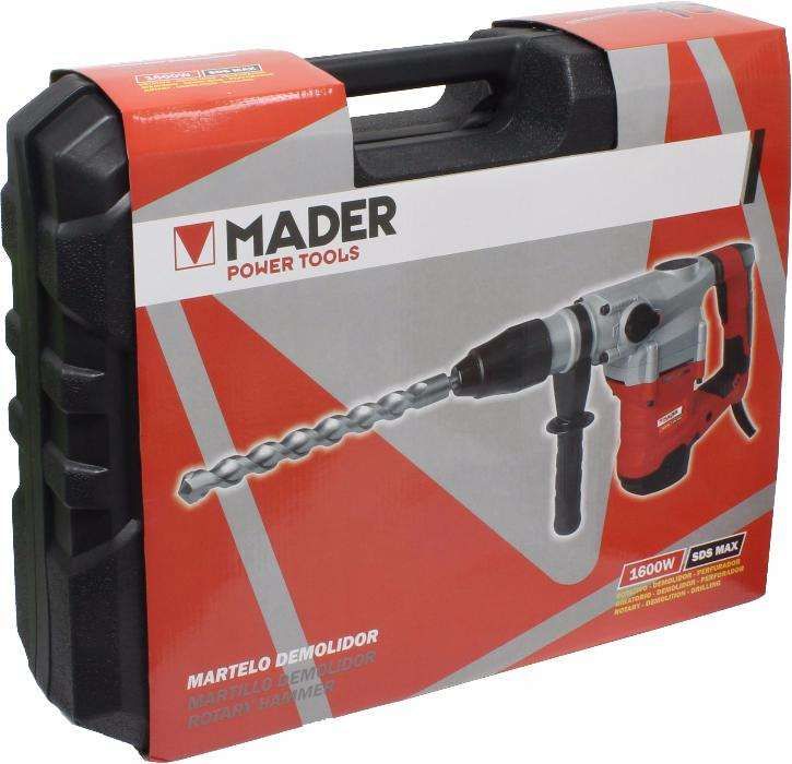 Martelo eléctrico perfurador demolidor SDS-MAX 1600W 9 Joules