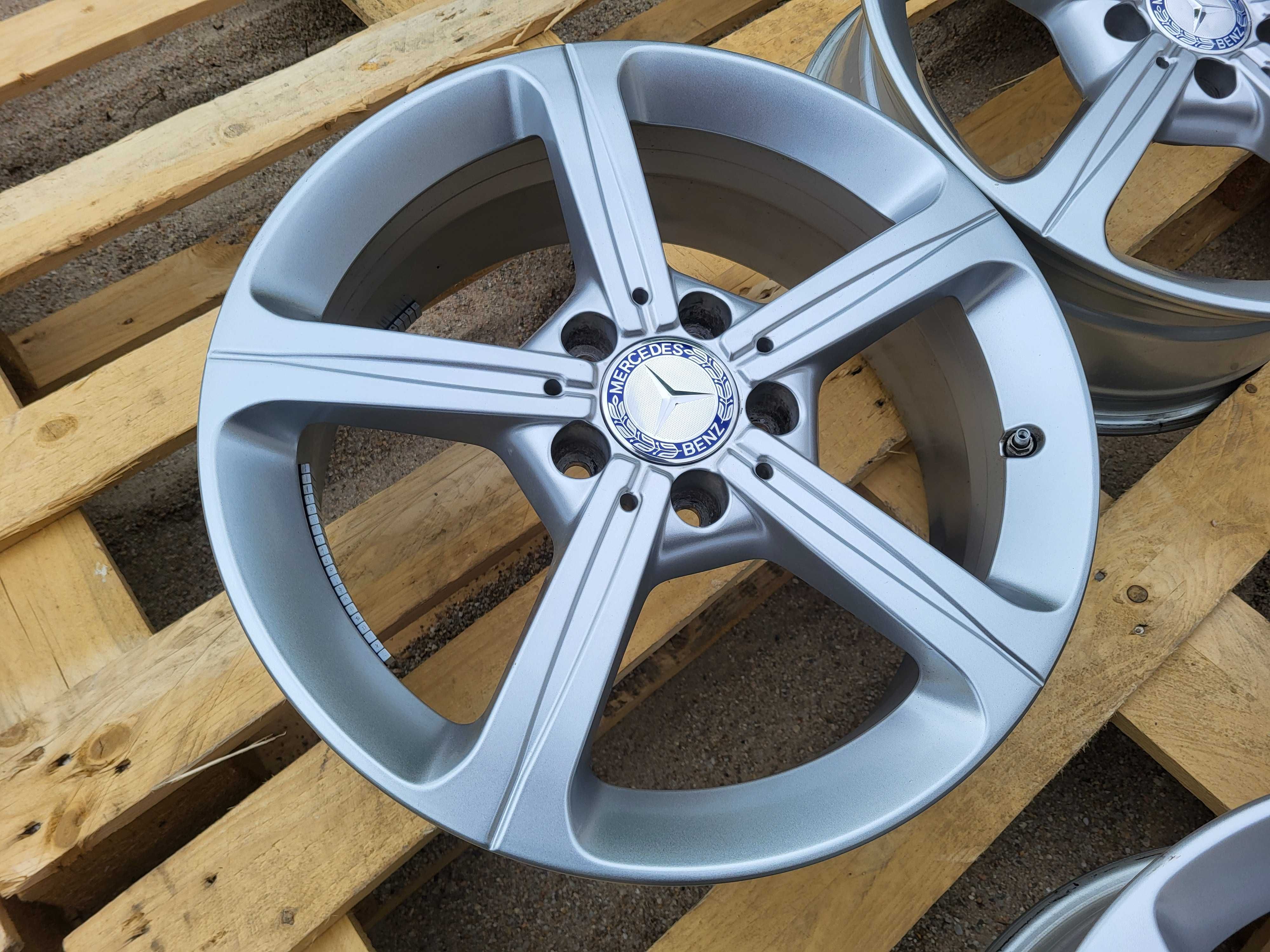 [874] Felgi aluminiowe Oryginał MERCEDES 17 Cali 5x112 ET44 +Czujniki