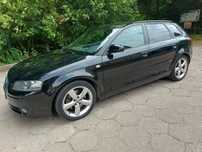 Audi A3 Sportback 2.0 Tdi Orginalny 2× S line czarna podsufitka