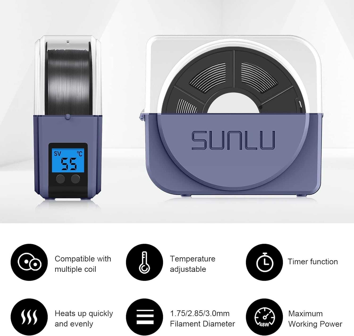 Коробка для сушіння нитки SUNLU S1 для нитки 3D-принтера