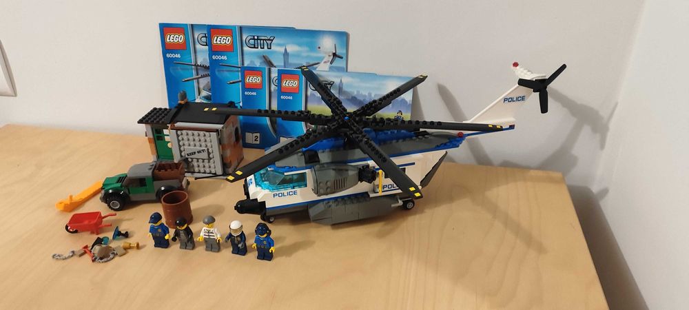 LEGO City 60046 Helikopter policja i kryjówka złodziei