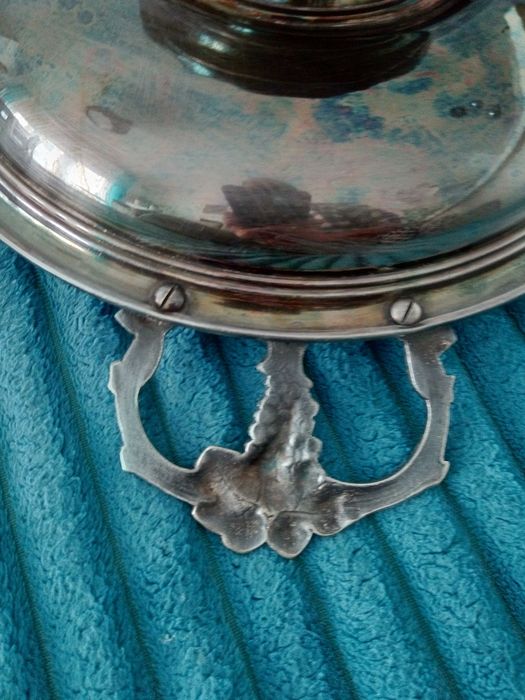 patera ,posrebrzana antyk