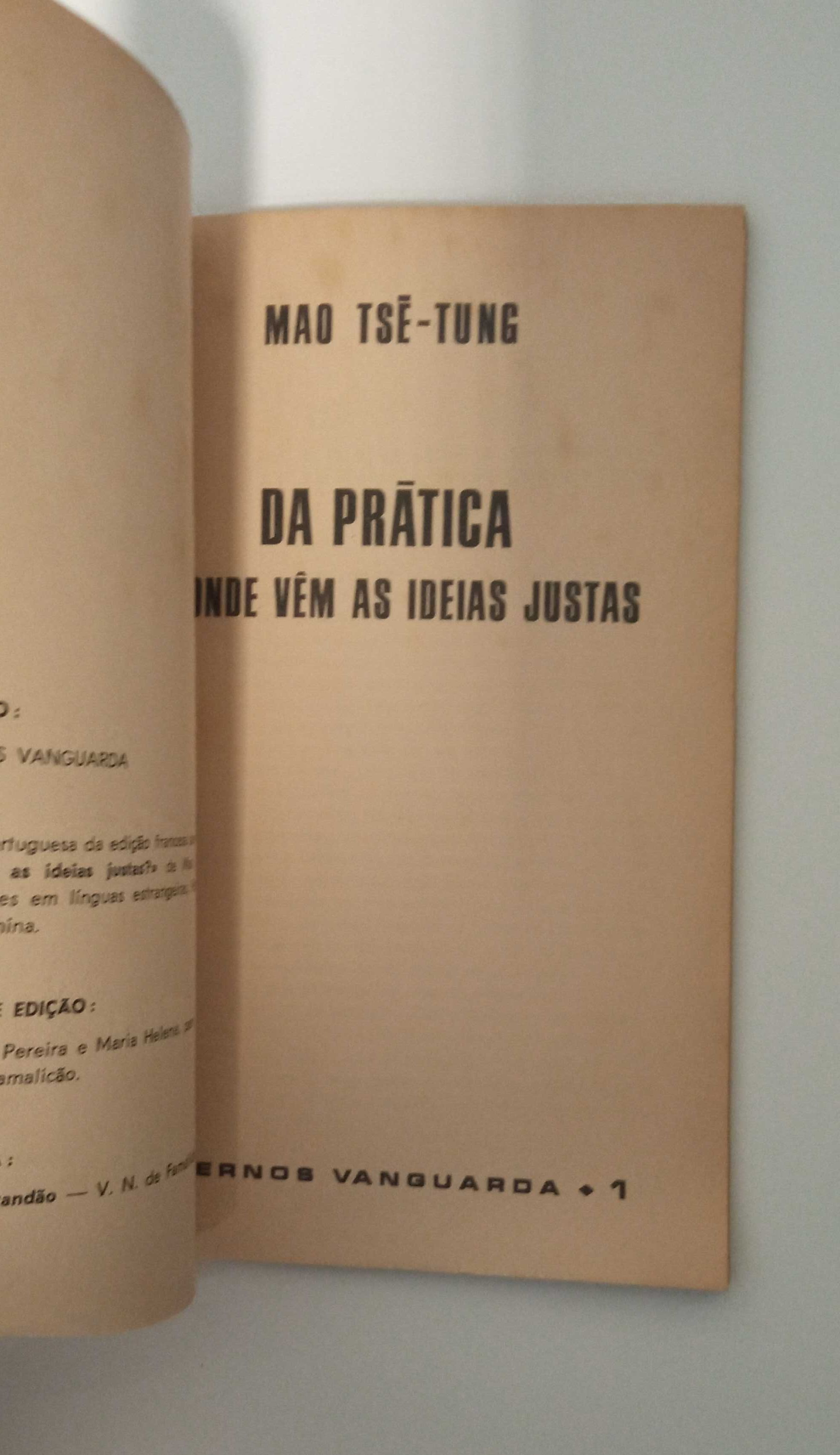 Da Prática de onde vêm as ideias justas, Mao Tsé-Tung