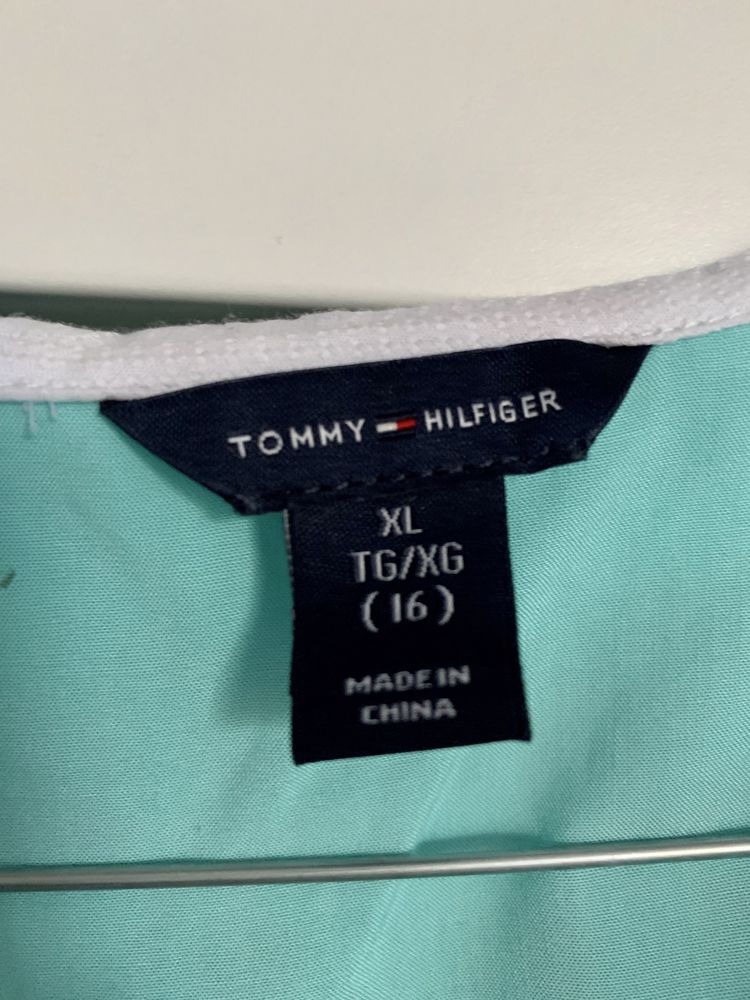 Tommy Hilfiger nowa koszula damska bez rękawów miętowa xs